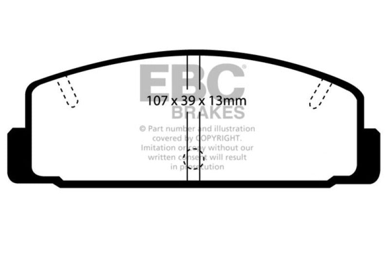 EBC Ultimax2 Rear Brake Pads - UD332 EBC