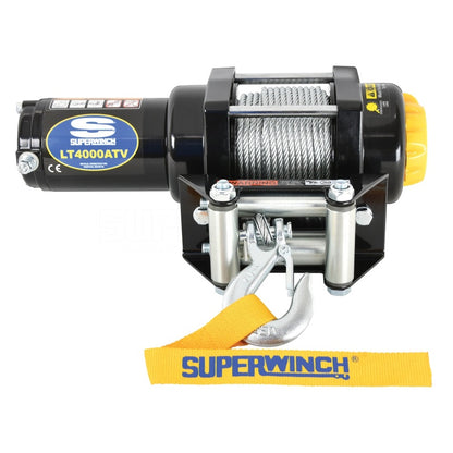 Superwinch 4000 LBS 12 VDC 3/16in x 50ft Steel Rope LT4000 Winch Superwinch