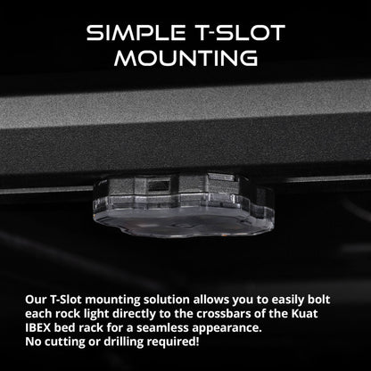 Diode Dynamics Stage Series LED Bed Light Kit for Kuat IBEX Bed Rack