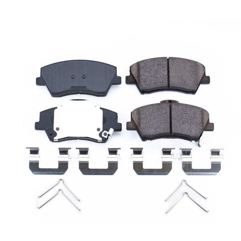 Power Stop 17-19 Hyundai Elantra Front Z17 Evolution Ceramic Brake Pads w/Hardware PowerStop