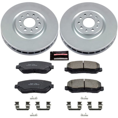 Power Stop 15-17 Chrysler 200 Front Z17 Evolution Geomet Coated Brake Kit PowerStop