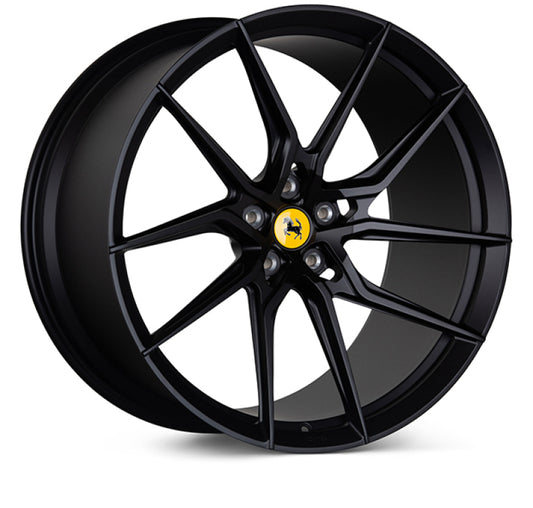 Vossen x Novitec NF8 22x12 ET:33 Satin Black Ferrari 488 / F8 Rear Wheel
