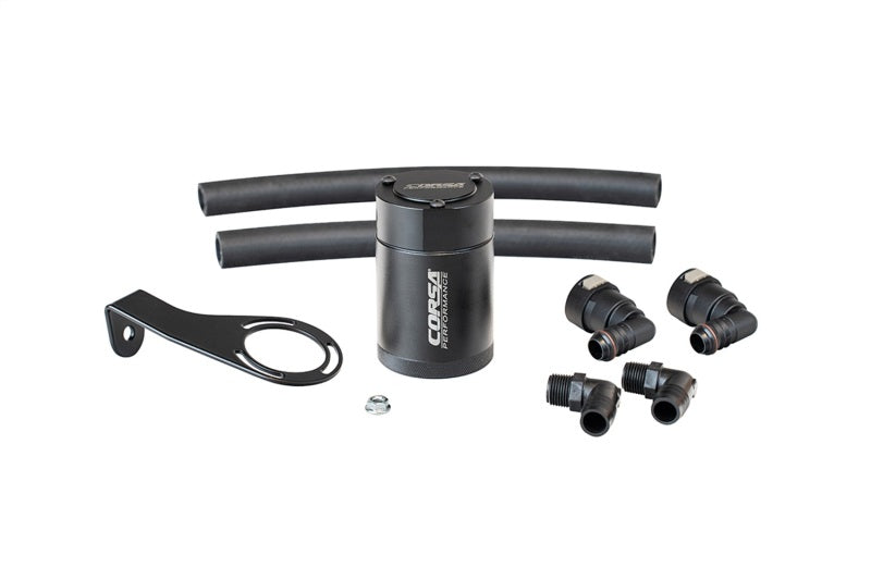 Corsa Aluminum Oil Catch Can w/ Bracket | Ford Bronco 2.7L Turbo CORSA Performance