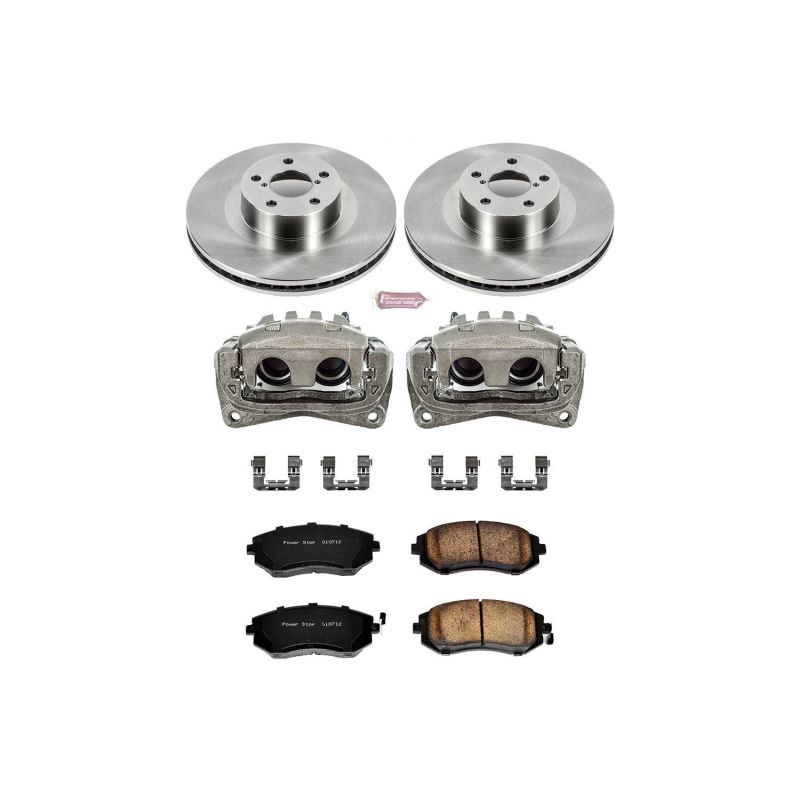 Power Stop 05-06 Saab 9-2X Front Autospecialty Brake Kit w/Calipers PowerStop