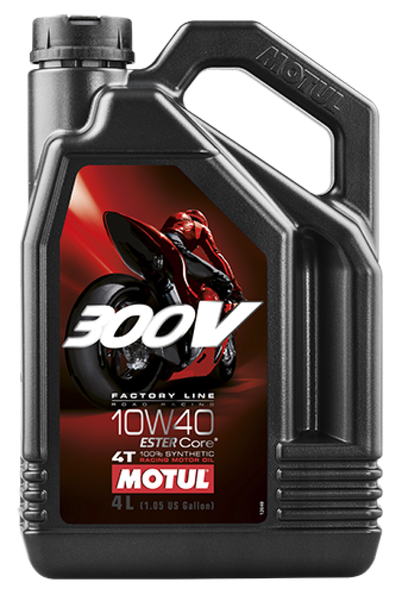 Motul 4L Synthetic-ester 300V Factory Line Road Racing 10W40 Motul