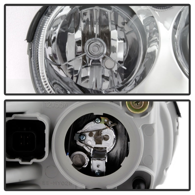 xTune 02-05 Hyundai Sonata OEM Style Headlights - Chrome (HD-JH-HYSON02-C) SPYDER