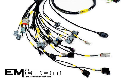 Rywire Honda B-Series NA w/Emtron KV8+ Eng Harn (4 Inj No EMAP/Boost/ Adapter Req / Drop Ship Only)