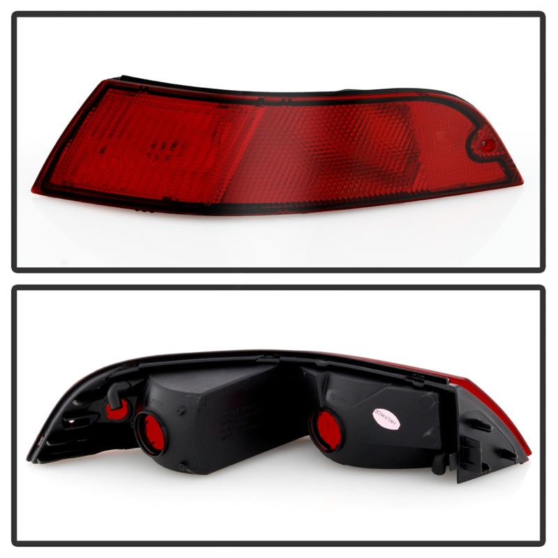 Spyder Porsche 993 1995-1998 OEM Tail Light - Red Smoke SPYDER
