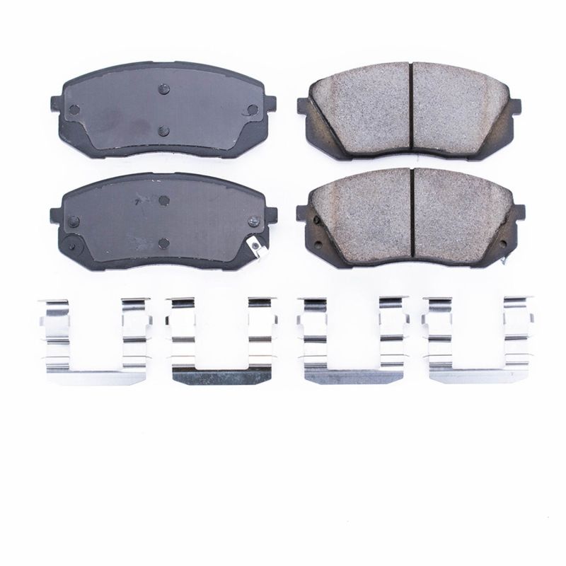 Power Stop 15-16 Hyundai Sonata Front Z17 Evolution Ceramic Brake Pads w/Hardware PowerStop