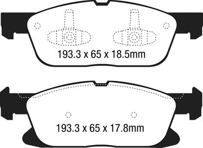EBC Ultimax2 Front Brake Pads - UD1818 EBC