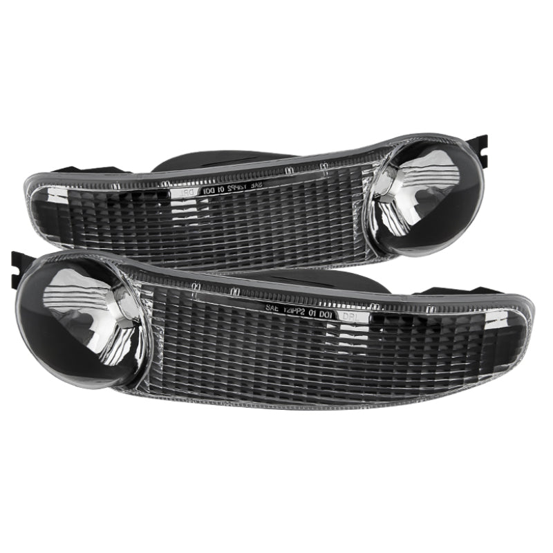 Xtune GMC Sierra Denali 00-06 Bumper Lights Black CBL-GD00-BK SPYDER