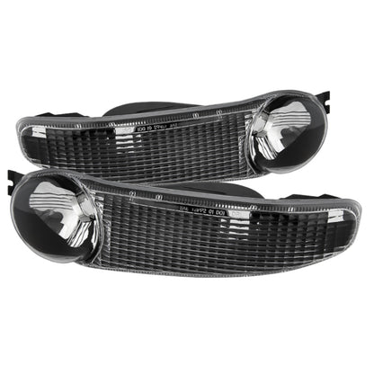 Xtune GMC Sierra Denali 00-06 Bumper Lights Black CBL-GD00-BK SPYDER