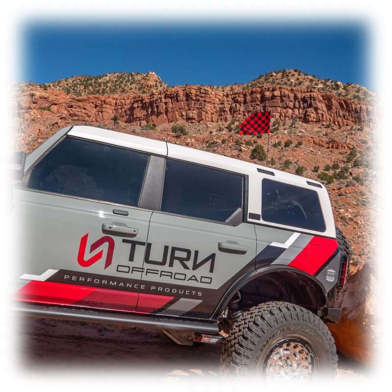 Turn Offroad 21-26 Ford Bronco Hard Top (4Dr) White/Badge Delete & Black Foam Headliner/Wiper & Defr
