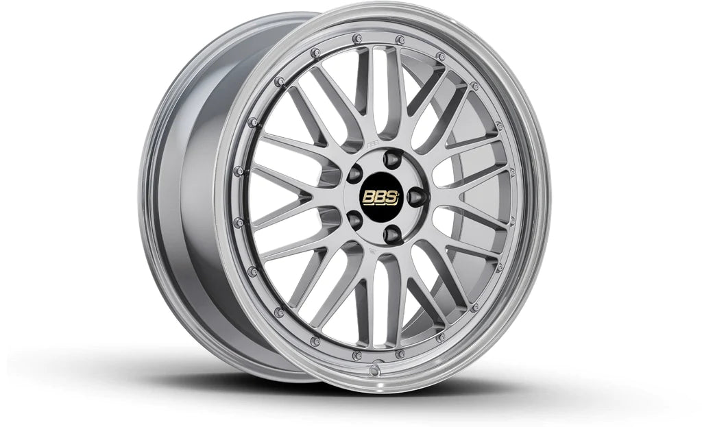 BBS LM 18x8 5x112 ET45 Diamond Black Center / Diamond Cut Lip Wheel -82mm PFS/Clip Required LM430DBPK