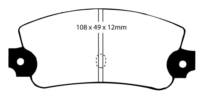 EBC GreenStuff Rear Brake Pads - DP2231 EBC