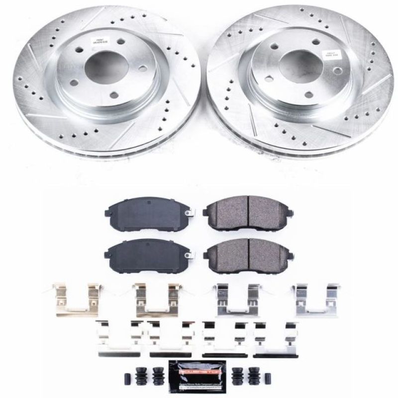 Power Stop 2019 Nissan Sentra Front Z23 Evolution Sport Brake Kit PowerStop