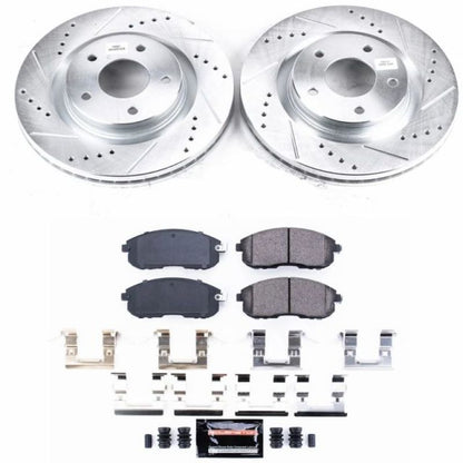 Power Stop 2019 Nissan Sentra Front Z23 Evolution Sport Brake Kit PowerStop