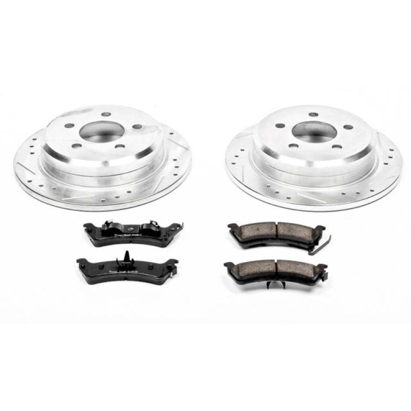 Power Stop 93-98 Jeep Grand Cherokee Rear Z23 Evolution Sport Brake Kit PowerStop