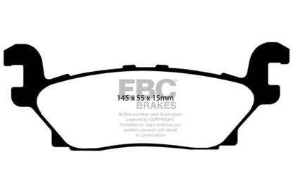 EBC GreenStuff Rear Brake Pads - DP61760 EBC