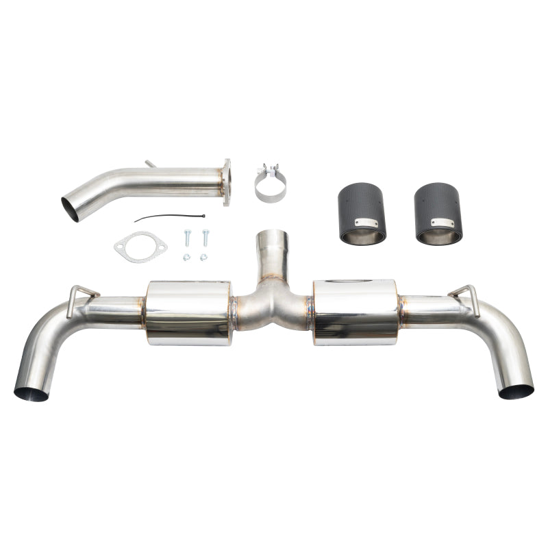 Injen 2019-2022 Hyundai Veloster N 2.0L Turbo Performance Axle Back Exhaust System (Carbon Fiber Tips) - SES1343ABCF