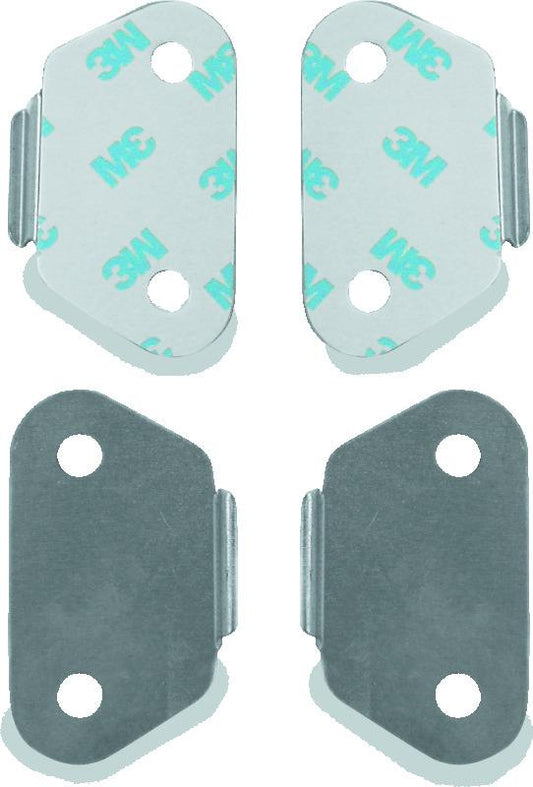 Bikers Choice 93-13 Touring Hard Bag Cover Wear Plates Pr - 491931