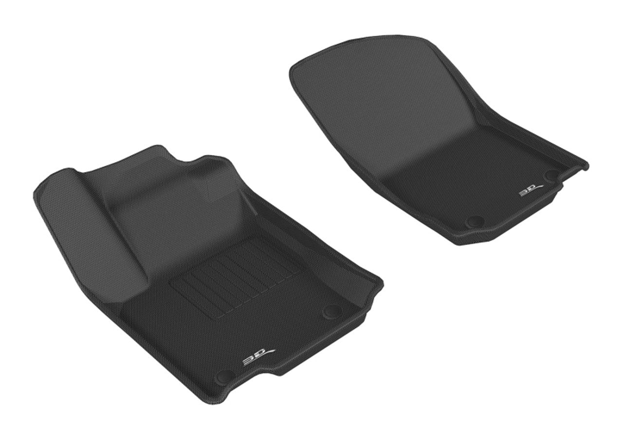 3D MAXpider L1MB05301509 2017-2018 Mercedes-Benz GLE-Class C292 Kagu 1st & 2nd Row Floormats - Black