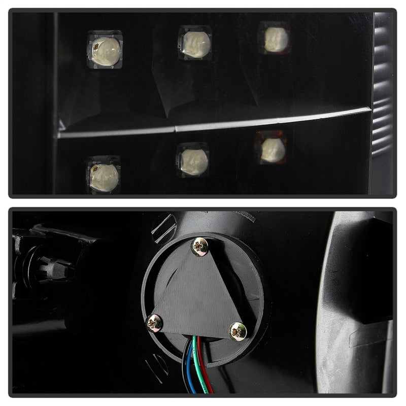 Spyder 13-18 Dodge Ram 2500/3500 LED Tail Lights LED Model Only - All Black (ALT-YD-DRAM13-LED-BKV2) SPYDER