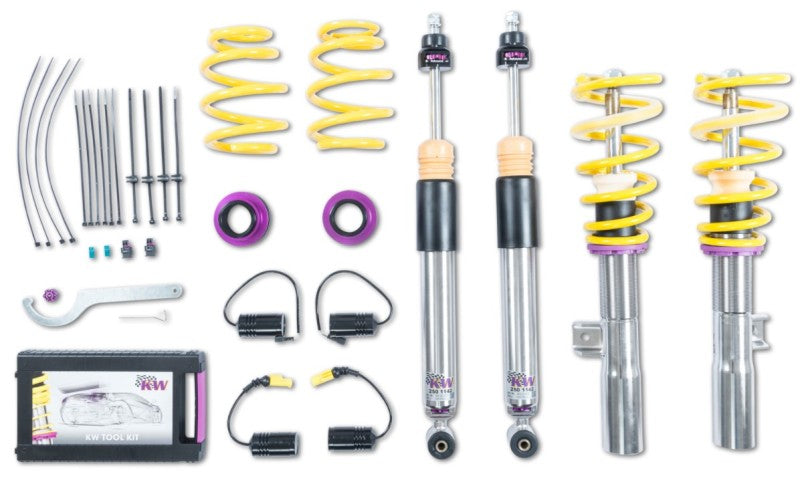 KW Coilover Kit V3 2020+ Mercedes CLA 35/CLA 45 Coupe 4WD w/ Electronic Dampers