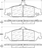 StopTech Premium Ceramic Brake Pads - 308.07270