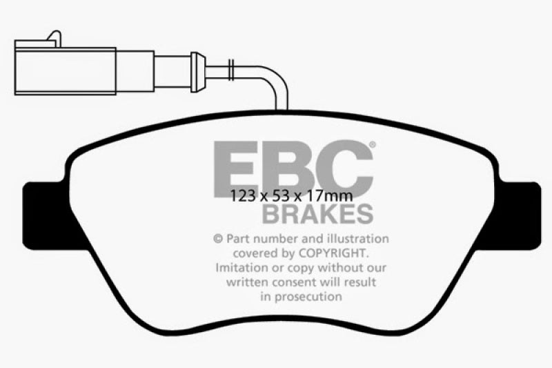 EBC GreenStuff Front Brake Pads - DP21384