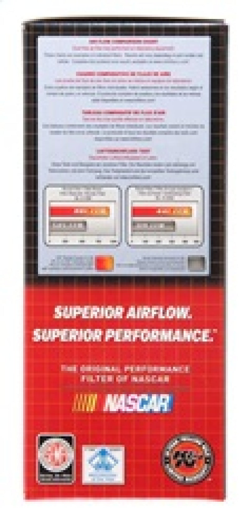 K&N Filter Universal Round Filter 7.75in OD x 6.25in ID x 2.5in H K&N Engineering