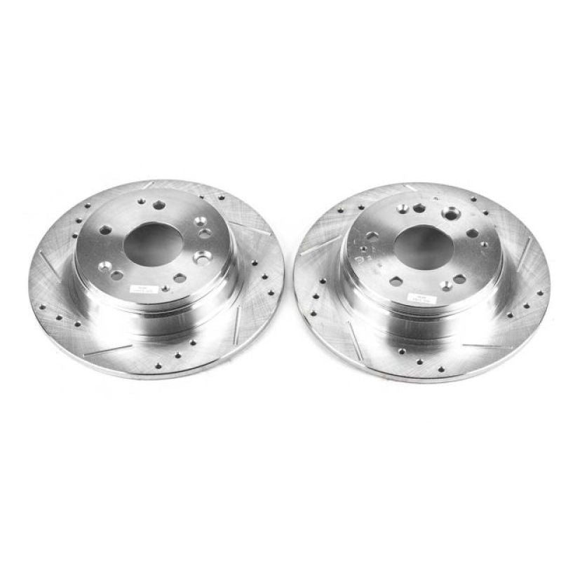 Power Stop 99-03 Acura TL Rear Evolution Drilled & Slotted Rotors - Pair PowerStop