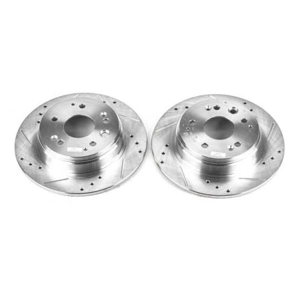 Power Stop 99-03 Acura TL Rear Evolution Drilled & Slotted Rotors - Pair PowerStop