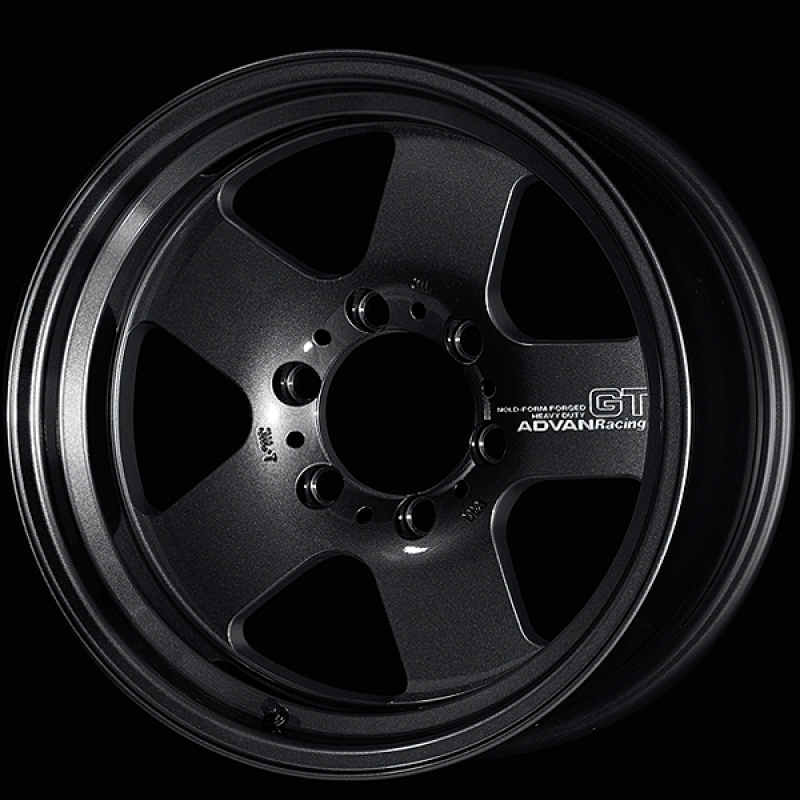 Advan YAQH7H-10KTBK GT Heavy 17X8.5 -10 6x139.7 Racing Titanium Black Wheel