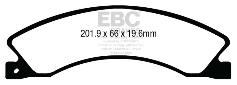 EBC Ultimax2 Rear Brake Pads - UD15651 EBC