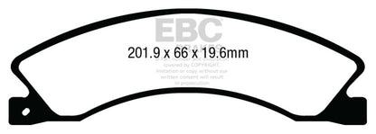 EBC Ultimax2 Rear Brake Pads - UD15651 EBC