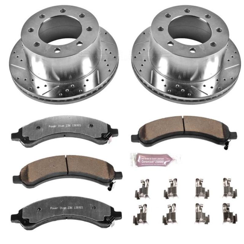 Power Stop 03-08 Chevrolet Express 3500 Rear Z36 Truck & Tow Brake Kit PowerStop