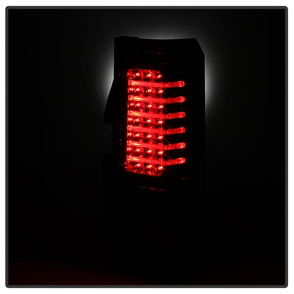 Xtune Hummer H3 06-09 ( Non H3T ) LED Tail Lights Smoke ALT-ON-HH306-LED-SM SPYDER
