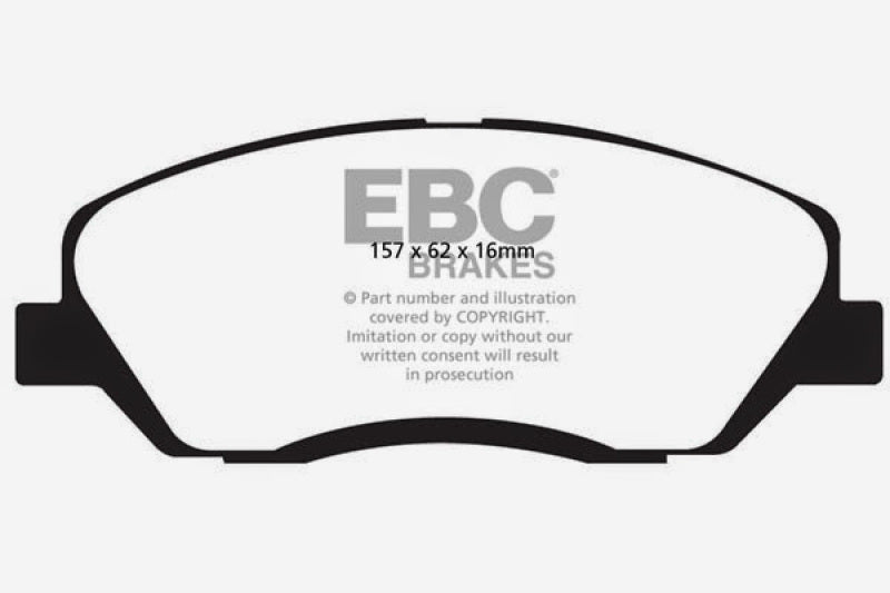 EBC YellowStuff Front Brake Pads - DP41783R EBC