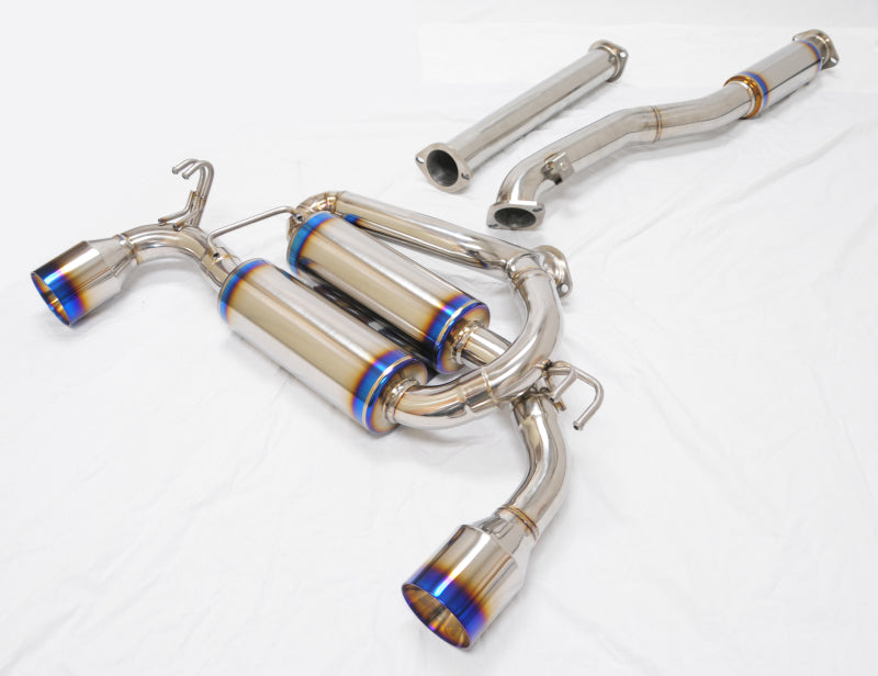 MXP 08-15 Mitsubishi Evolution 10 w/2 Section Pipes T304 SP Exhaust System w/Dual Exit MXP