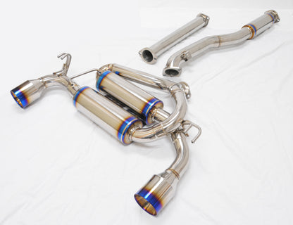 MXP 08-15 Mitsubishi Evolution 10 w/2 Section Pipes T304 SP Exhaust System w/Dual Exit MXP