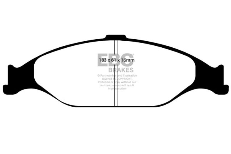 EBC RedStuff Front Brake Pads - DP31242C EBC