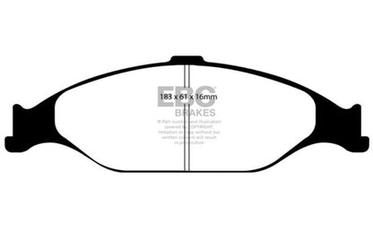 EBC BlueStuff Front Brake Pads - DP51242NDX EBC