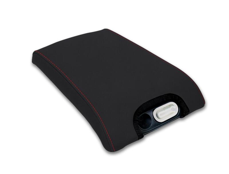 PRP 10-14 Ford Raptor Center Console Cover - Black with Red Stitch B107-01