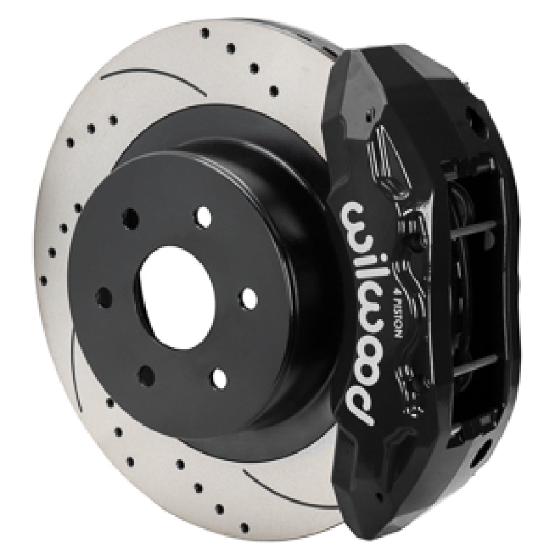 Wilwood 99-18 Chevy Silverado/GMC Sierra 16x1.25 Drilled & Slotted Rotor TX4R 4 Piston Rear Brake Ki Wilwood