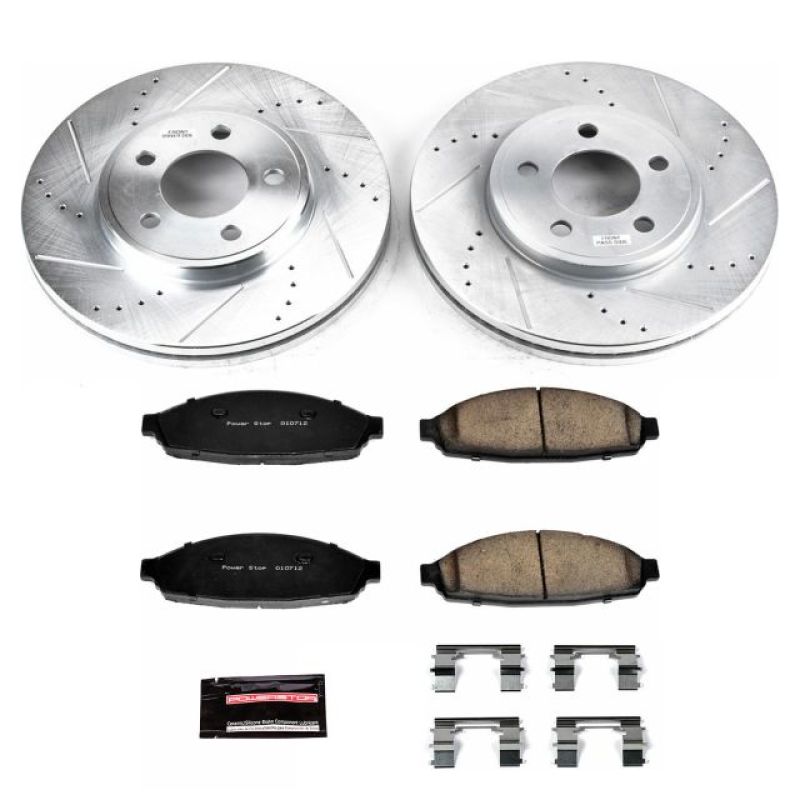 Power Stop 03-11 Ford Crown Victoria Front Z23 Evolution Sport Brake Kit PowerStop