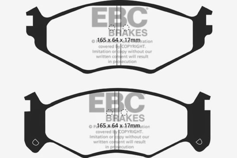 EBC YellowStuff Front Brake Pads - DP41250R EBC