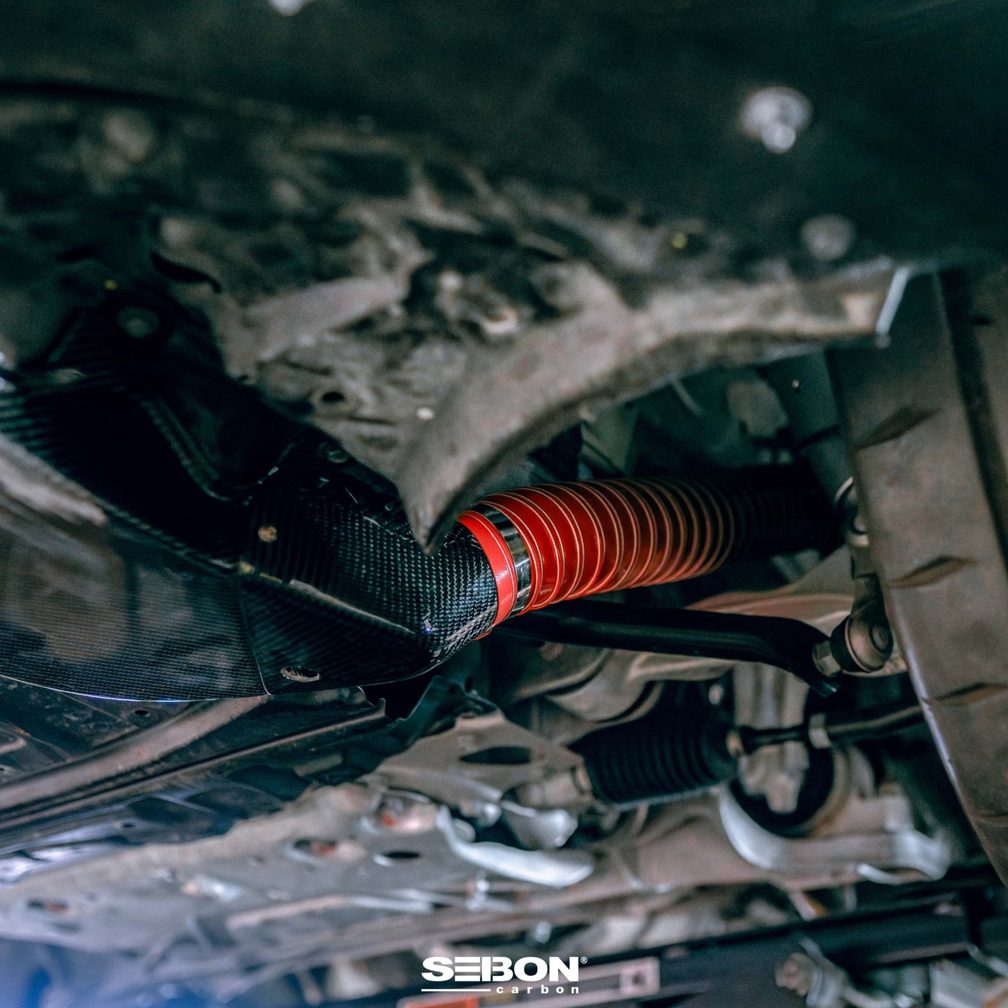 Seibon BCD22NSZ Carbon Fiber Brake Cooling Duct for 2023–2025 Nissan Z