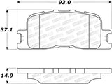 StopTech Street Disc Brake Pads - 305.08850