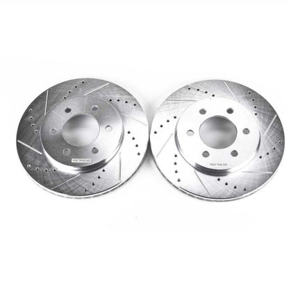 Power Stop 02-06 Ford Expedition Front Evolution Drilled & Slotted Rotors - Pair PowerStop